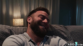 Humungous boobed PLUMPER honey Leana Lovings consoling her BEAU and nailing his hefty pecker