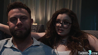 Humungous boobed PLUMPER honey Leana Lovings consoling her BEAU and nailing his hefty pecker