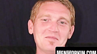 Furry man gushes giant spunk after edging