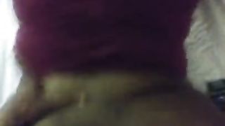 Slender Massive Dark-Hued PLUS-SIZE Tossing Dat Backside back