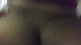 Slender Massive Dark-Hued PLUS-SIZE Tossing Dat Backside back