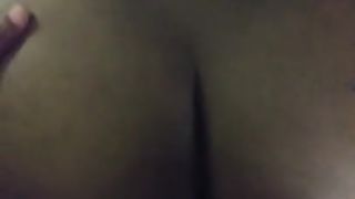 Slender Massive Dark-Hued PLUS-SIZE Tossing Dat Backside back