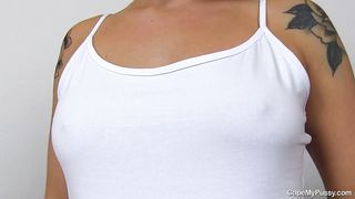 Slutty Nurse Spreads Her Pussy Wide For Your Cock