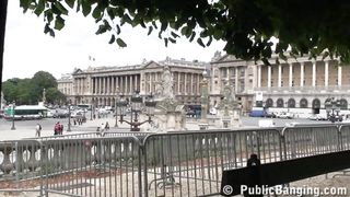 Double Blowjob In Public