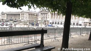 Double Blowjob In Public
