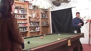 Doing her culo with glassy fake penis, before man-meat