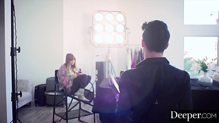 Deeper. Naomi & Ashley Have Mighty Threeway At Photoshoot - Ashley Lane