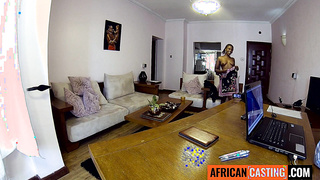 Amateur Black COUGAR Muddy Gargle Gigantic White Pipe Get Job