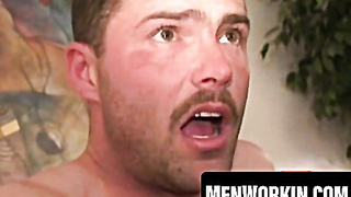 Amateurs rubdown then exchange handjobs and fellatios