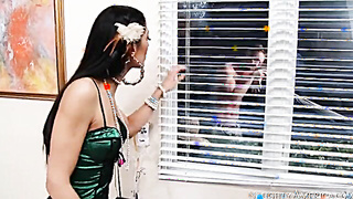 Lyla Storm Banging In The Couch With Her Defined Figure - Juliana Grandi