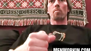 Furry stud milks and pops naked after his conversation