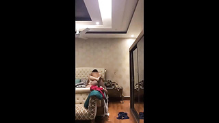 Adorable Indian Mal Smashing OutDoor