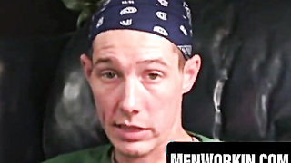 Bumder wolf flaunts figure and XXL pink cigar while fapping