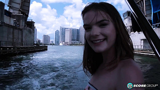 Finger-Shagging On A Boat