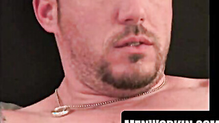 Aged man gargles his acquaintance off then cums all over him