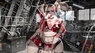 Harley Quinn, Сrazy Slut Cheats on Joker while he's in Jail (AI Generated)