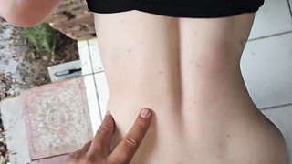 Super-fucking-hot barely legal yr aged boinked in thunder storm outdoor