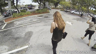 Poking Glasses - Boinking a beauty Aurora Monroe before her encounter