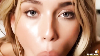 Step-mother porked by son in the kitchen - Fat donk and scorching hooters - when parent is not home - AI