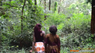 Horny Ebony Daughter-in-law Slurps Black Cootchie Stepmother In Homemade Intercourse Gauze