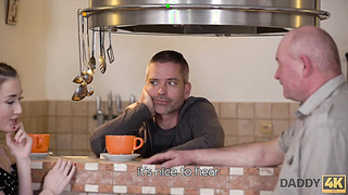 Nosey Stunner Desired To Watch Manhood Of Her Beau\'s Dad - Jessi Empera