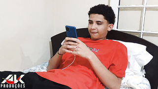 Sonny lurks in the closet to spy on his torrid step-mom.