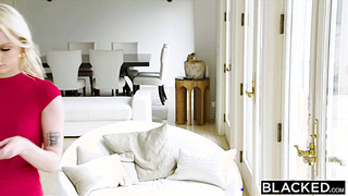 BLACKED Hotwife Smallish Ash-blonde Takes On 2 Phat BBCs - Alice Rosy