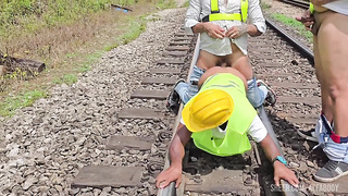 The employees went rock-hard at lunchtime, drilled their passive playmate and gave him lots of milk for dessert. Part I