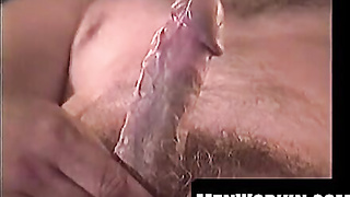 Aged grey haired stud still got it and flashes off
