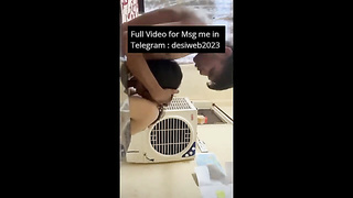 Indian Wifey Milk cans pressing And OutDoor Nailing