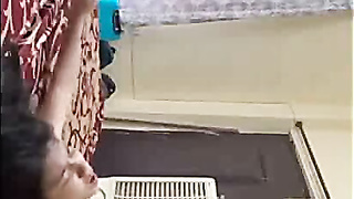 Indian Paramour Smooching and Standing Screwing