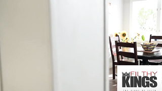 Grubby Taboo - Huge-boobed Dark-haired Gets Boinked Raunchy In The Laundry Guest room By Old Fellow - Grubby Rich