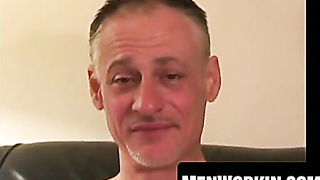 Wooly amateur taunts his sausage and shoots fat jism geysers