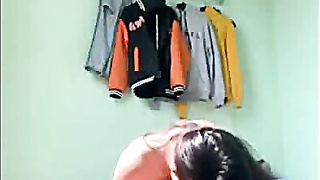 Indian Wifey Demonstrates her Titties and Muff and Nailing