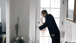 UNSPOILED TABOO Virgin And Religious Teenager With Urges Does It Anally With The Priest - Gia Derza