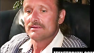 Abnormal mature homosexual smacks man sausage till solo eruption