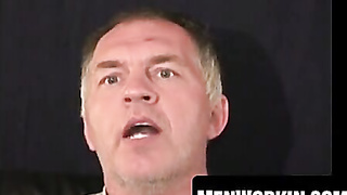 XXL unshaved dude plays with rigid shaft till spunk flies