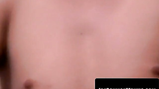 Amateur jizzes in black mature's thirsty hatch with sensation