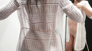 Fitting Bedroom Webcam: Black-haired Stunner Strips