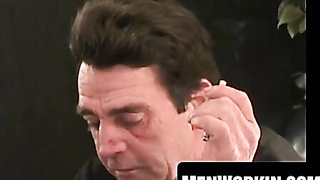 Senior mary finishes off rigid with a faux-cock rammed in his booty