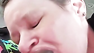 Cugly grannie deep-throat big black cock real fine