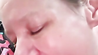 Cugly grannie deep-throat big black cock real fine