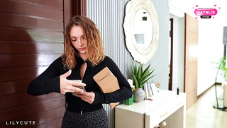 Delivery Nymph Spurts the Package… Pays with Her Donk!