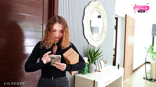 Delivery Nymph Spurts the Package… Pays with Her Donk!