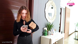 Delivery Nymph Spurts the Package… Pays with Her Donk!