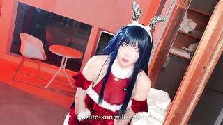 Hinata Hyuga costume Christmas Ver. Costume play