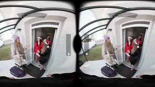 VR Fuckers: 5 Sumptuous Honies Plumb You in The Hottest Christmas Fuck-a-thon Ever - VR Pornography