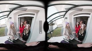 VR Fuckers: 5 Sumptuous Honies Plumb You in The Hottest Christmas Fuck-a-thon Ever - VR Pornography