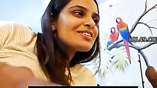 Glorious Indian Lady Fellating Paramour Penis and Pounding