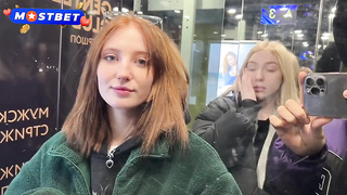 Dual oral pleasure in the camper before real orgy in a public cinema